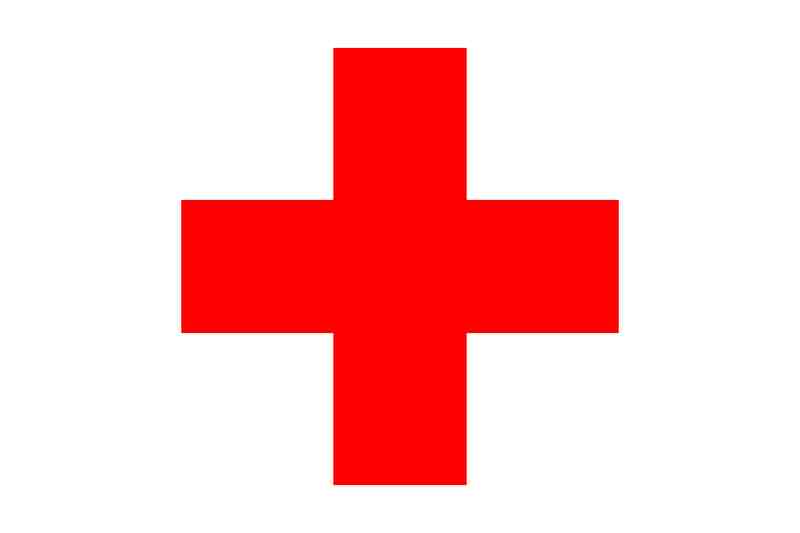 red cross logo. Text “REDCROSS” to 90999 to